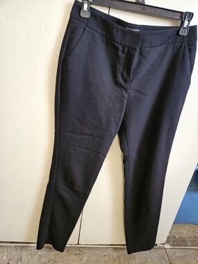 Express Black Straight-Leg Trousers